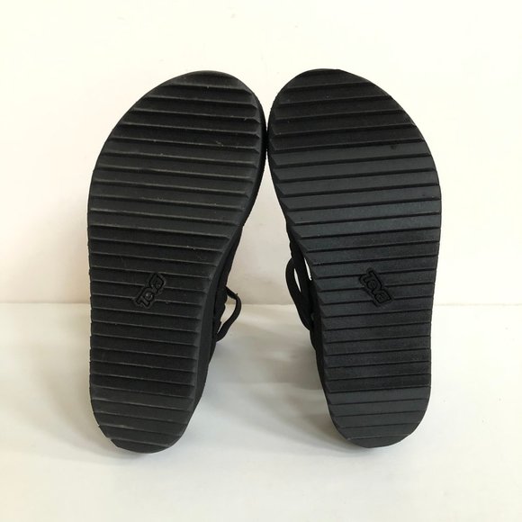 TEVA WOMEN MIDFORM MEVIA BLACK STRAPPY SPORTS SANDALS US 9 - Picture 5 of 5